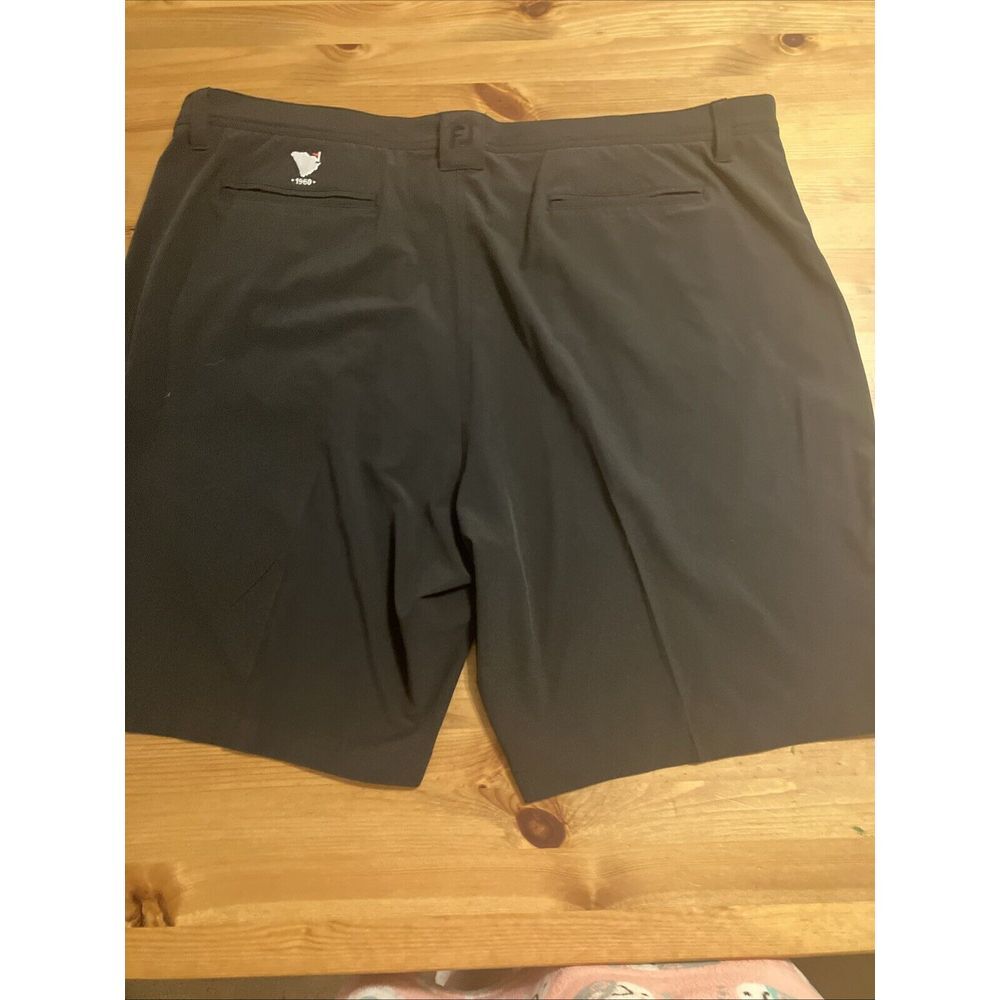 FootJoy Mens Performance Golf Shorts Black‎ W42 South Carolina 1960 Surf Club - Picture 7 of 10